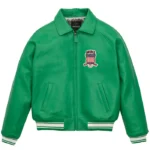 Green Icon Leather Jacket