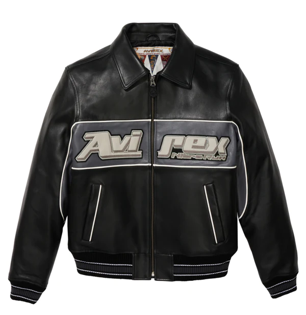 Avirex Nitro Run Varsity Leather Jacket