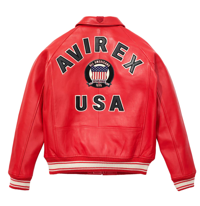 icon red leather jacket 2023