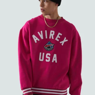 Grayling Avirex Pink Sweatshirt.