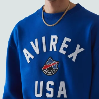 Iconic Avirex Grayling Crewneck Sweatshirt.