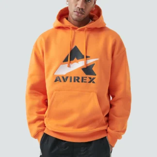 The Avirex Orange Barksdale Hoody